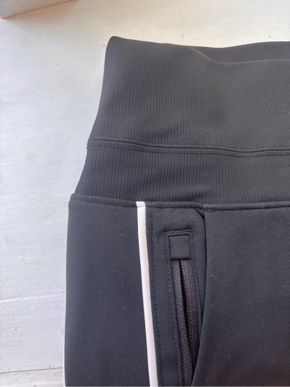 Athleta Pants | Black Active Jogger Pants with Zip Pocket